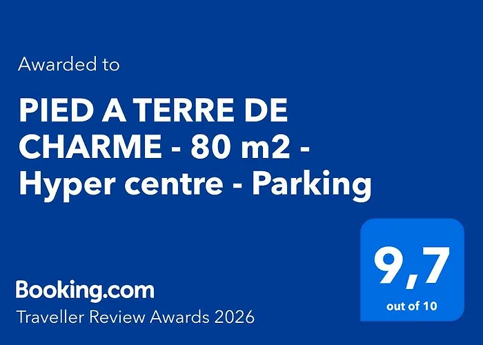 アパート Pied A Terre De Charme - 80 M2 - Hyper Centre - Parking *